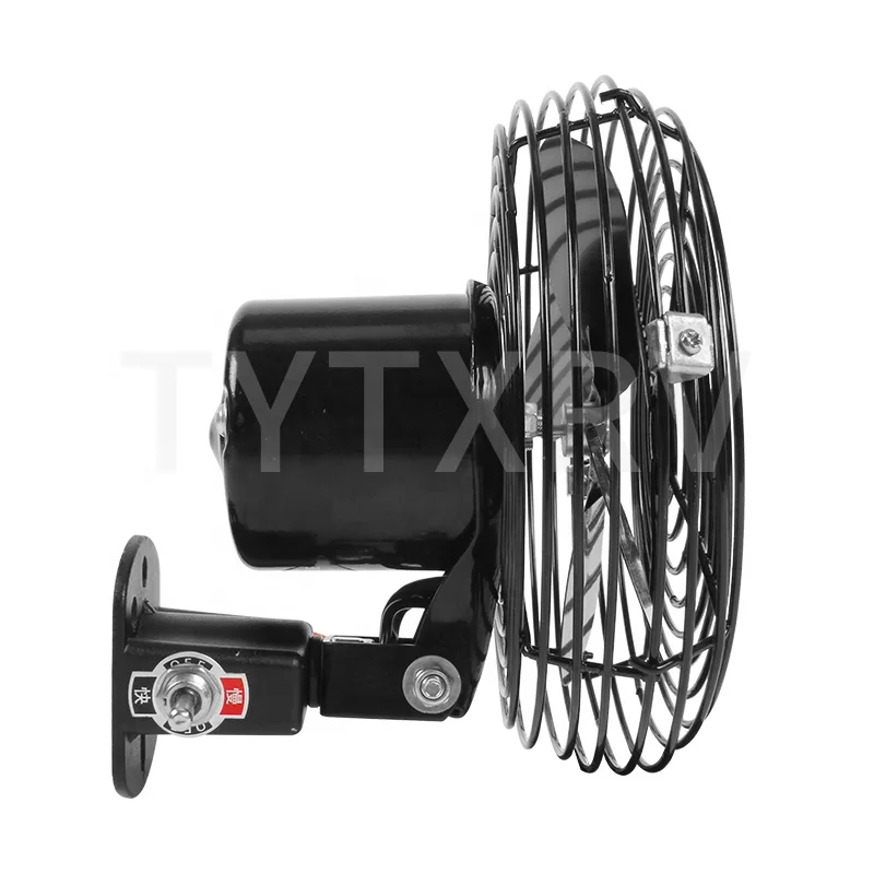 TYTXRV RV Car Accessories Engineering vehicle 12v Car Cooling Fan Electric Fans 6 8 Inches Car Cooler High Power fan