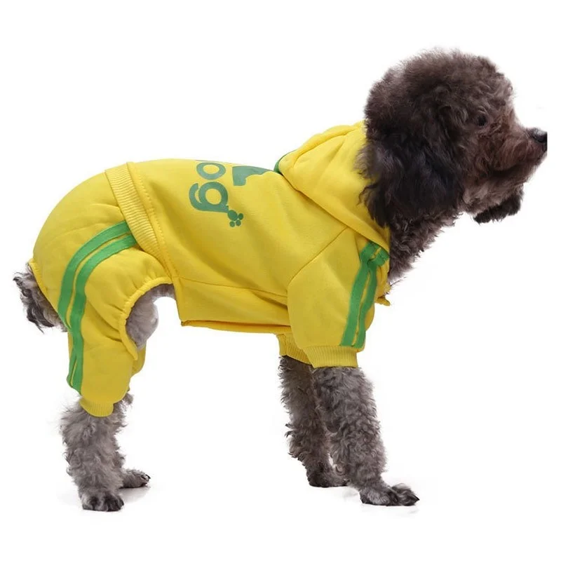 Autumn Dog Clothes Adidog Sport Hoodies Sweatshirts Warm Coat Clothing for Small Medium Large Dog Big Dogs Cat Pets Puppy Outfit