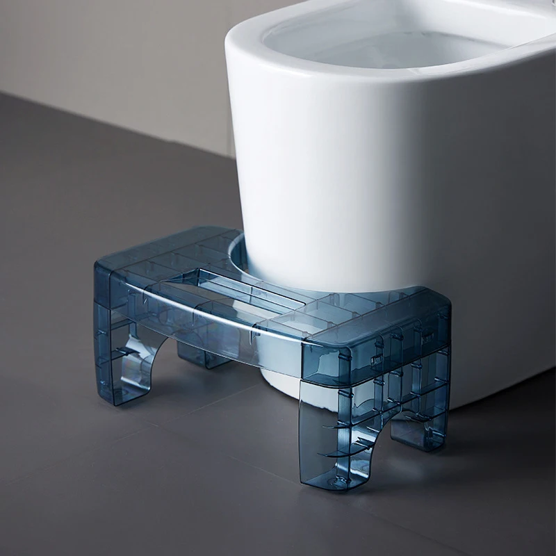 Bathroom Toilet Stool 17.5cm Plastic Toilet Stool, Potty Bathroom Poop Stool for Adults and Children,  Step Shoe Chair