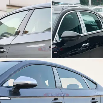 適用於馬自達3 Axela BP GS GT 2020-2023 2021 2022 碳纖維車窗門柱飾條 BC 柱蓋裝飾貼紙 6 最佳銷售 馬自達3車門飾條 - №1