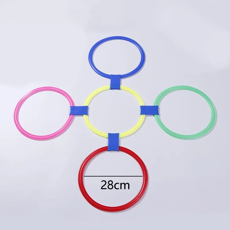 Crianças cérebro jogos hopscotch salto círculo anéis definir crianças sensorial jogar indoor ao ar livre para treinamento de esportes e entretenimento brinquedo