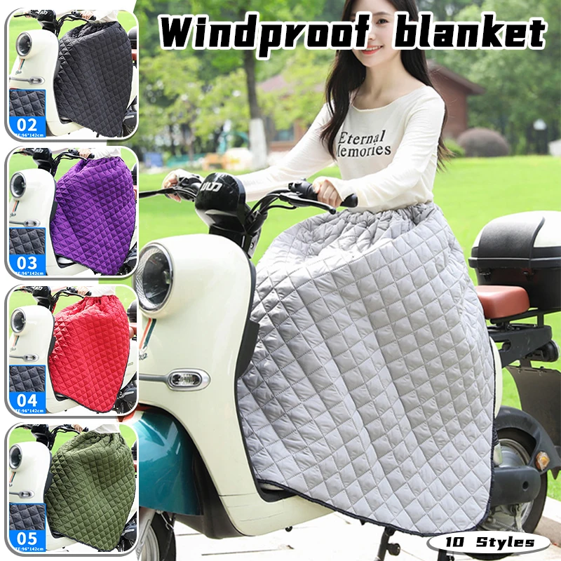 90x142cm Scooters Leg Cover Knee Blanket Warmer Windproof Motorcycle Covers Apron Quilt Winter Motorcycle Leg Blanket For Riding