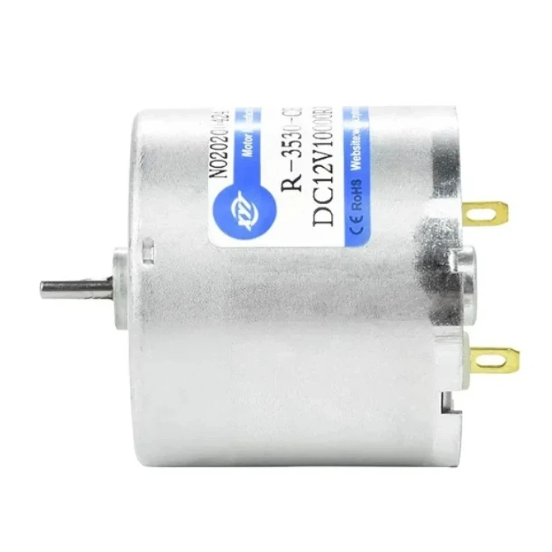 1pc 3530 Micro DC Gear Motor High Speed Motor 12V 24V 6000/10000rpm Small Motor Parking Lock Special