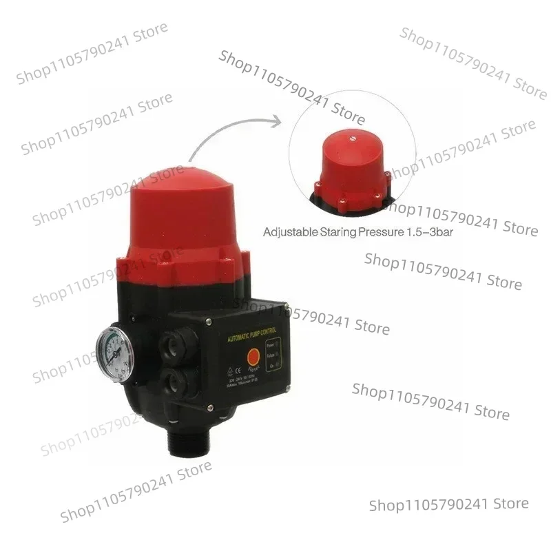220V 1.1kw 1.5bar Intelligent Water Pump Pressure Controller Electronic Water Pump Pressure Switch Water Flow Switch