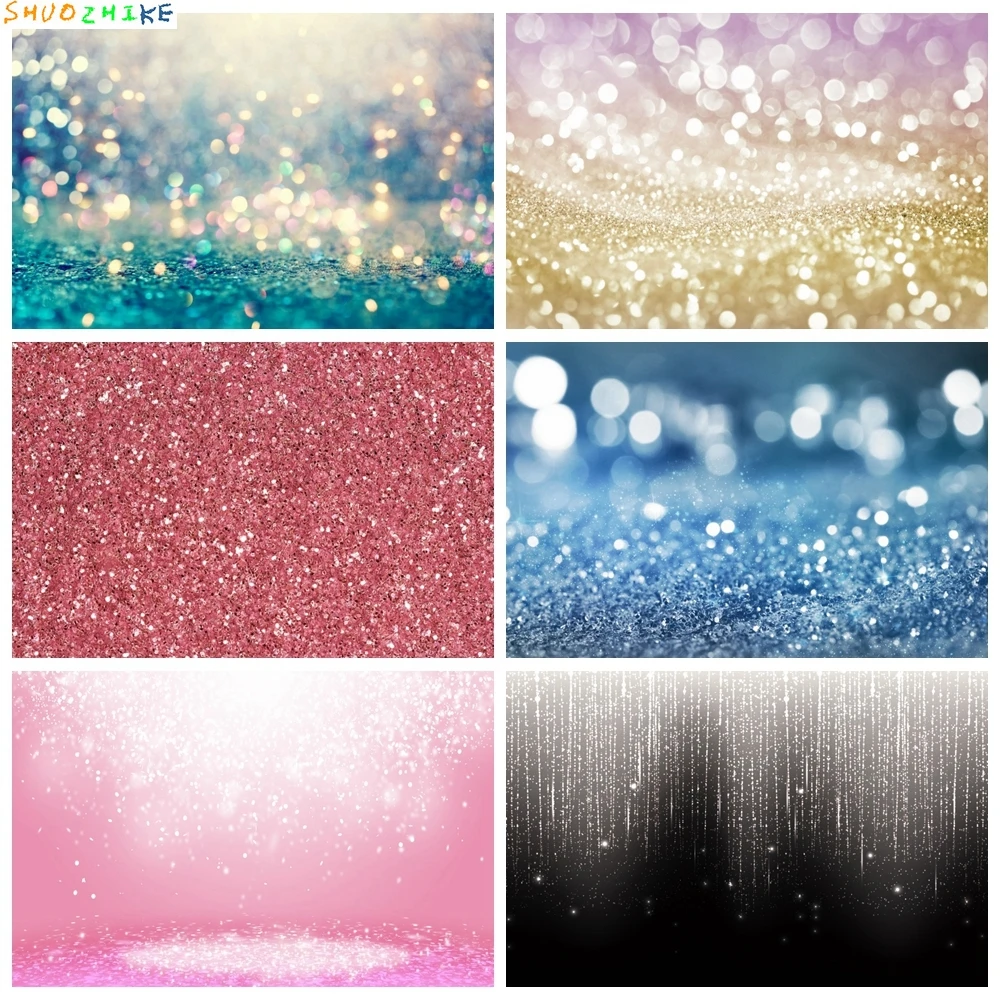 

Vinyl Backdrop Photography Magic Polka Dot Light Bokeh Birthday Love Party Baby Newborn Banner Photo Background Photo Studio