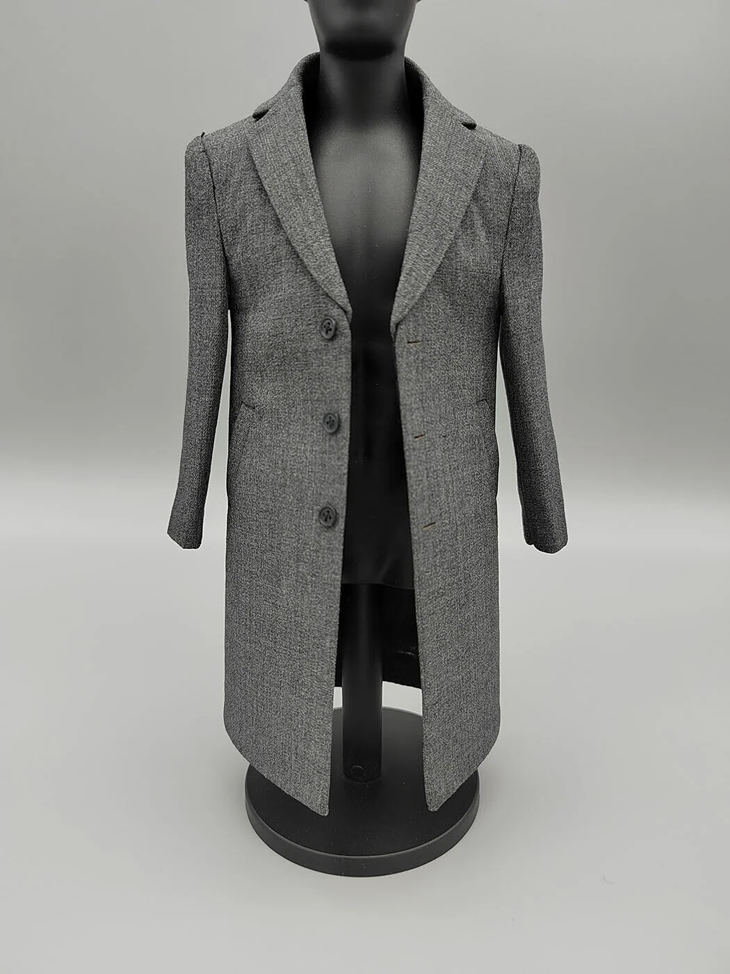 

1/6 windbreak Soldier Grey suit Trendy Casua coat Long Sleeve clothes Model for 12 inches Male Muscle figure Body Toys