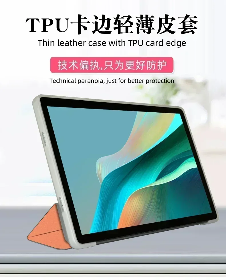 Casing untuk Teclast M50pro 10.1 inci, Tablet Pc, sandaran TPU penutup tempurung lunak untuk 2023 Teclast M50 M50HD