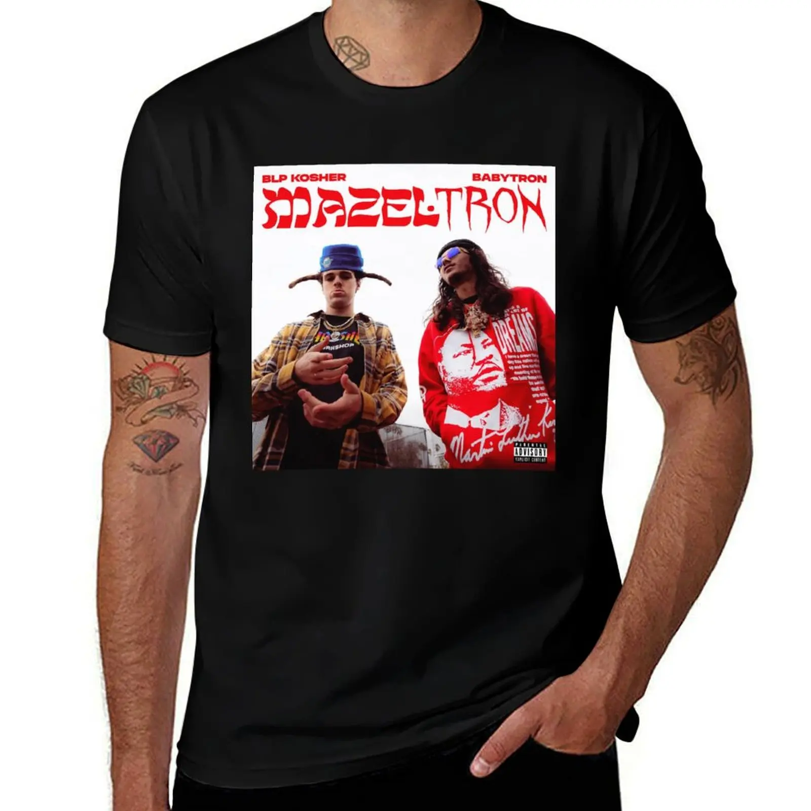 

BLP Kosher Mazel Tron T-Shirt blue lock fashion shirts summer 2025 funny t shirts men