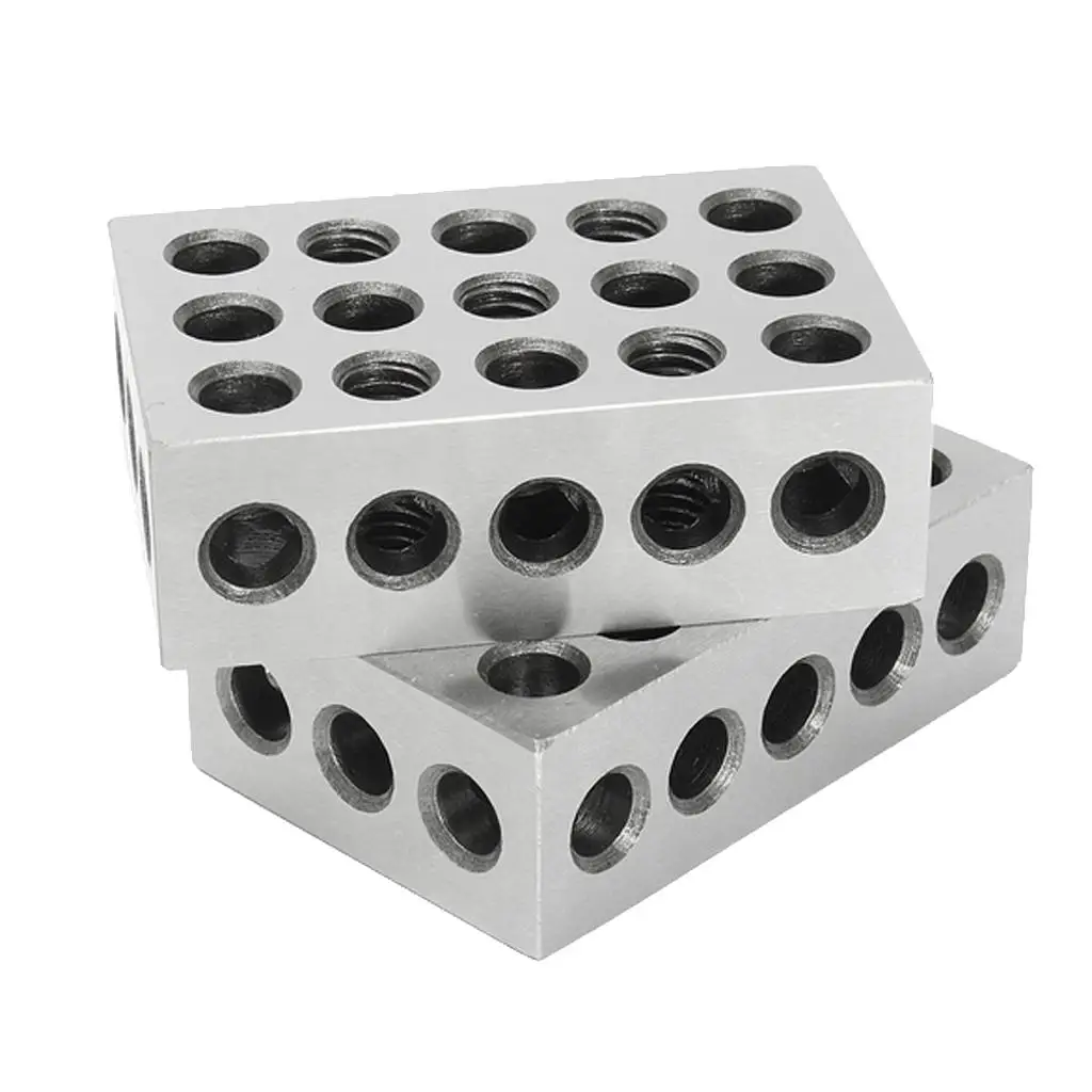 Precision 1-2-3 123 Blocks Set 23 Holes .0001