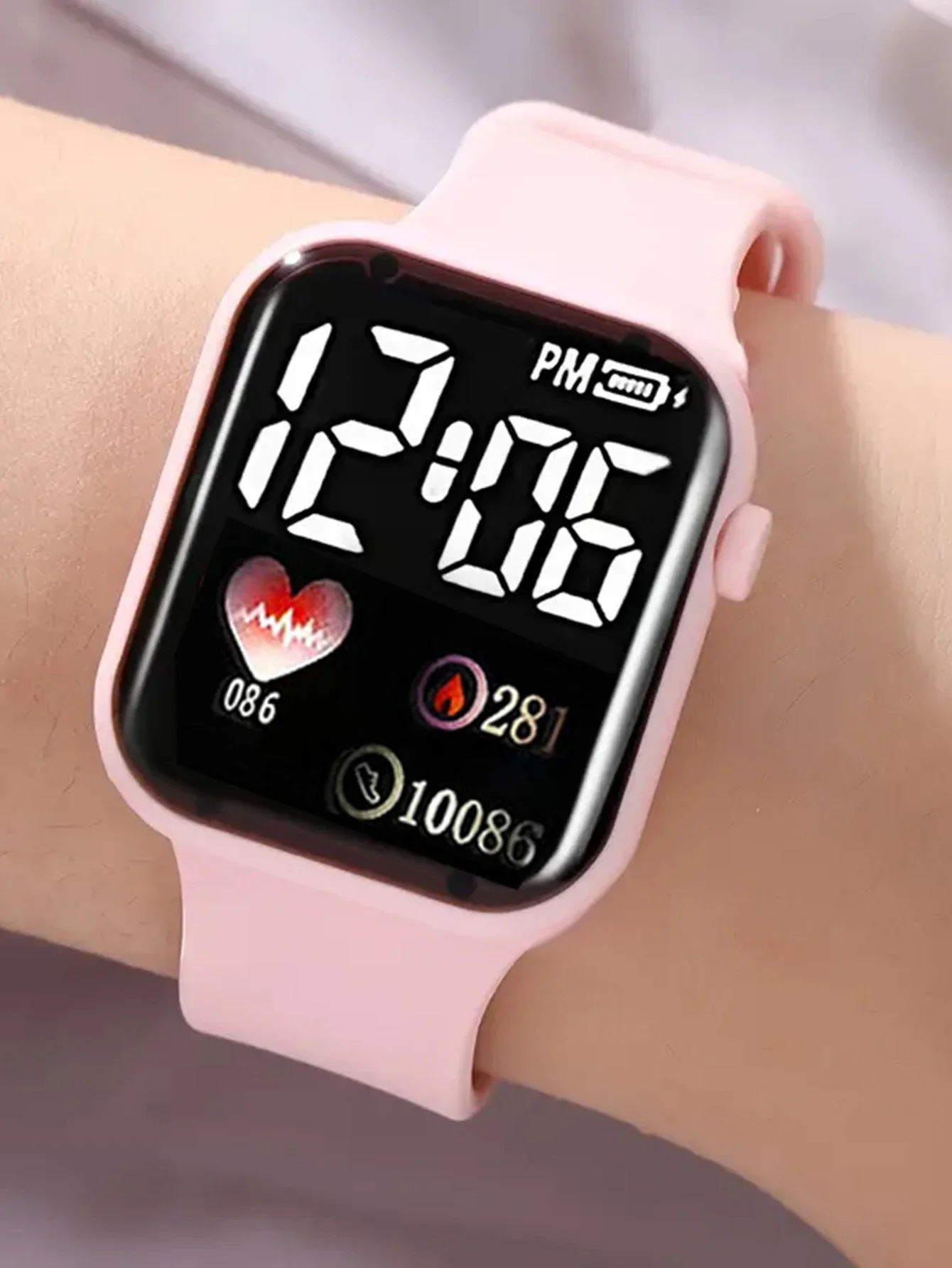 Small Square Technology Watch High Beauty Student Party Female Simple Fashion Watch Time Electronic Watch