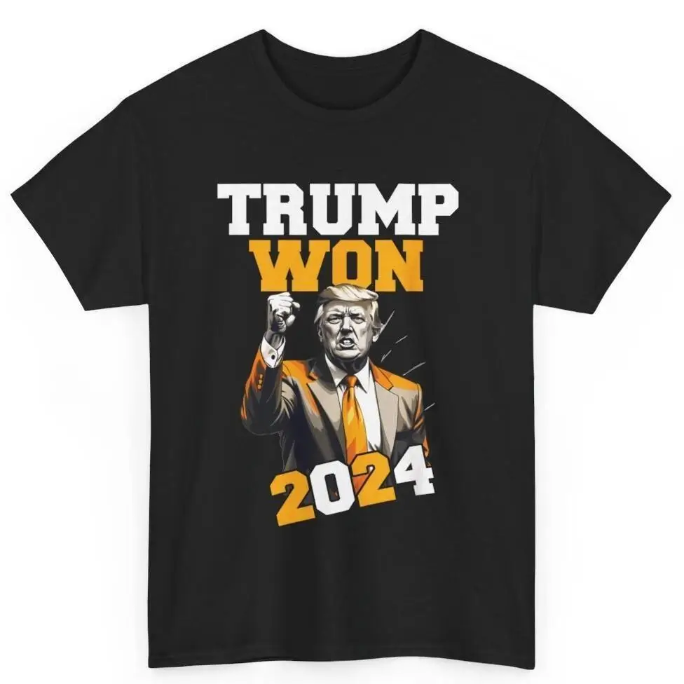 Trump Won 2024 Trump Victory Re-elected Second Term US Elections Trump won shirt