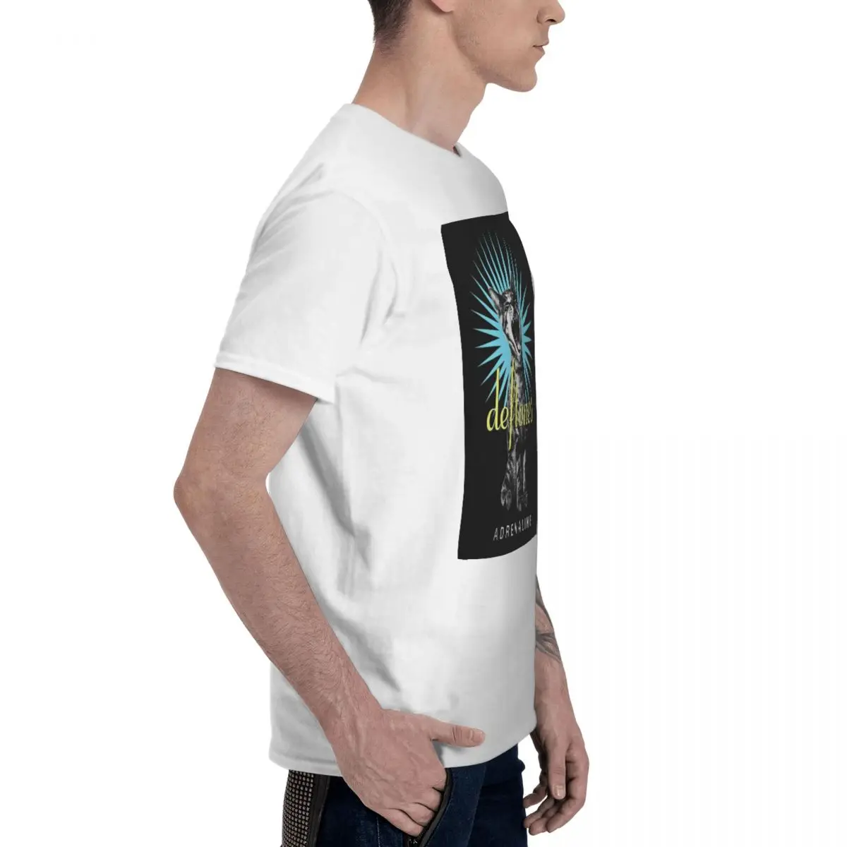 Deftones Metal Band White Pony Album T-Shirt for Men Cotton Plus Size T Shirts Men's Short Sleeve Crew Neck  Clothes Tops S-6XL