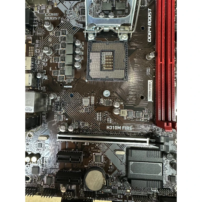used for MSI H310M FIRE Used Board LGA1151 Full Interfaces HDMI USB3.0 Gigabit LAN With Original I/O Shield DDR4 Supported