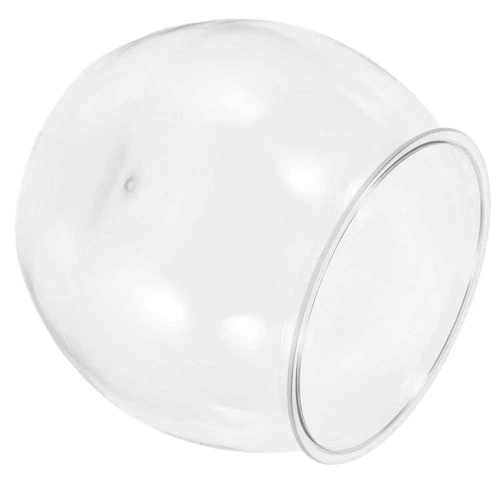 

Durable Round Fish Tank Aquarium Shatterproof Imitation Glass Material Desktop Small Aquarium for Turtles and Fish