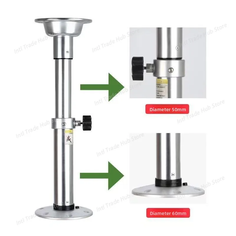 Automotive Supplies Modification: Metal Table Legs, RV Dining Table Legs, Adjustable Aluminum Alloy Lifting Legs, Universal Type