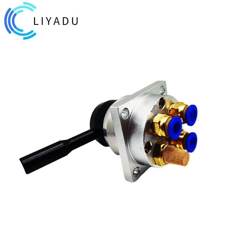 K34R6-8 K34R6-8D K34R6-8L RC1/4 BSP 4 طريقة 3 موقف الهوائية الهواء اليد صمام التحكم اكسسوارات بجانب أسفل من الغاز #2