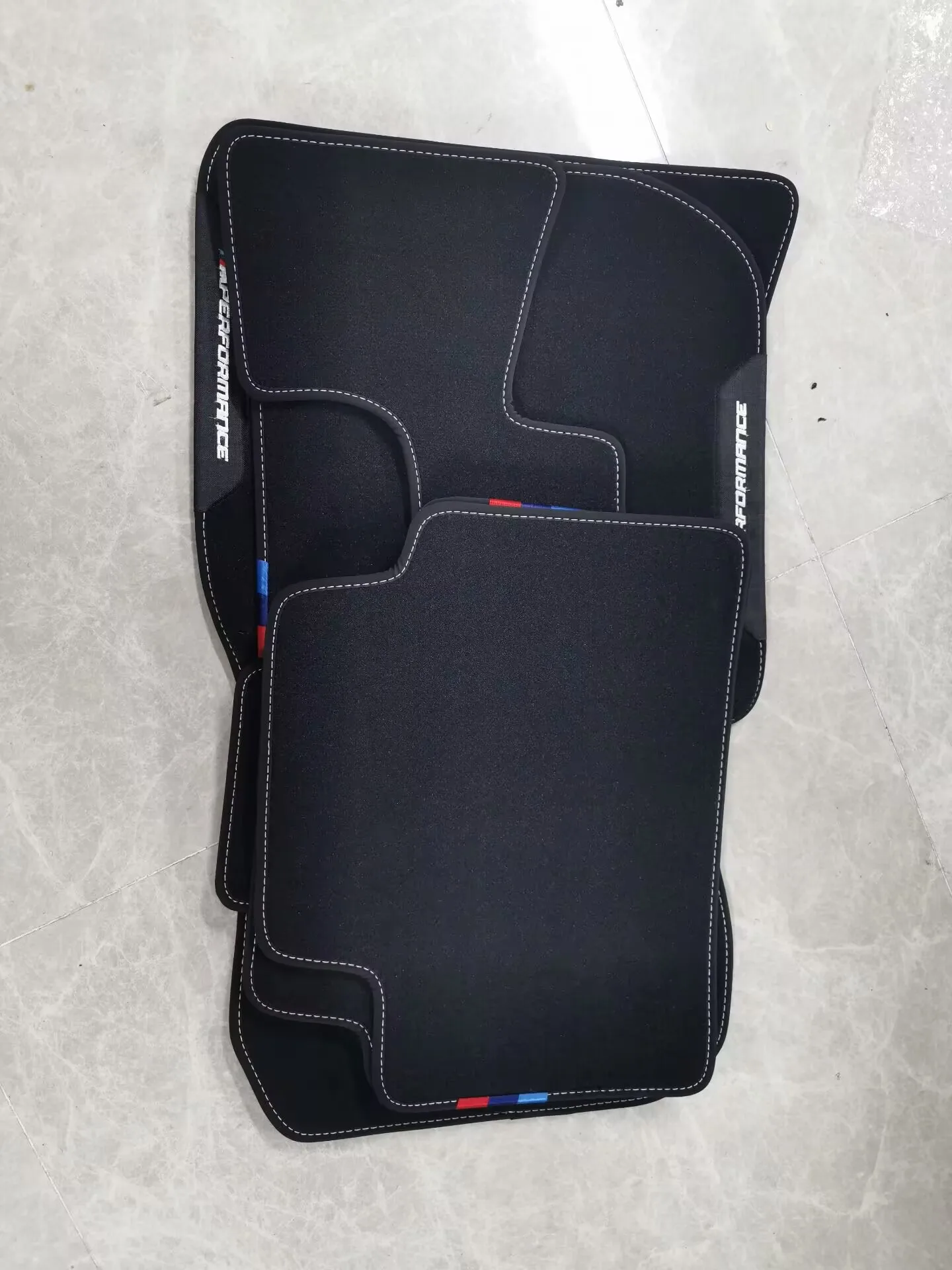 RHD  Fit For BMW X1X2 X3 X4 X5 X6 X7 X3M X4M X5M F49 F25 F26 F15/16 G01/02/05/06 Foot Mat M Performance Track Fabric Velvet line