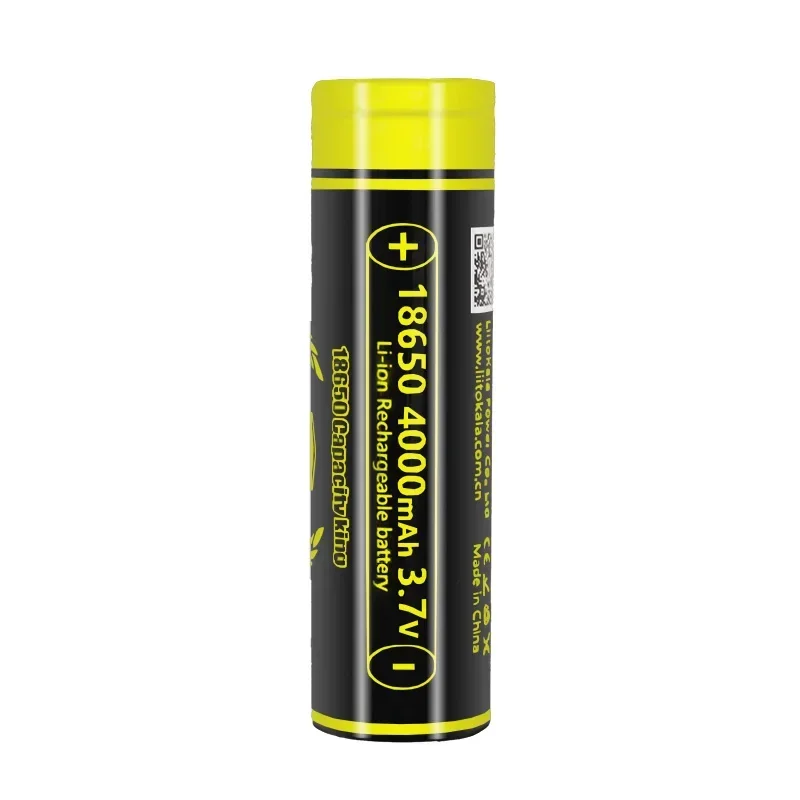 1-20pcs LiitoKala Lii-King4000 Highest Capacity 18650 4000mAh battery Original 3.6V Reachargeable batteries for flashligh