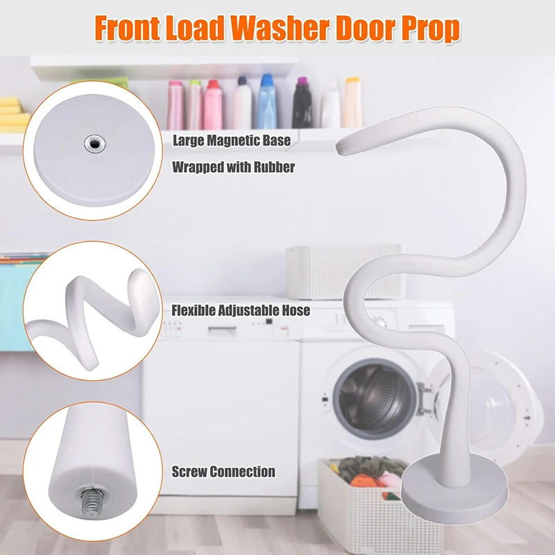 Silicone Washer Door Prop Magnetic Washing Machine Door Holder Keep Washer Door Open Drying Machine For Home