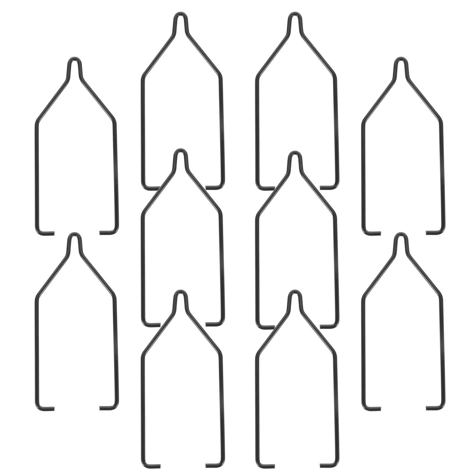 

10Pcs Reptile Lampshade Clips Iron Strength Lamp Holders for 55-85Inch Lamps Stable Fixing Clamps Black Reptile Lampshade Clips