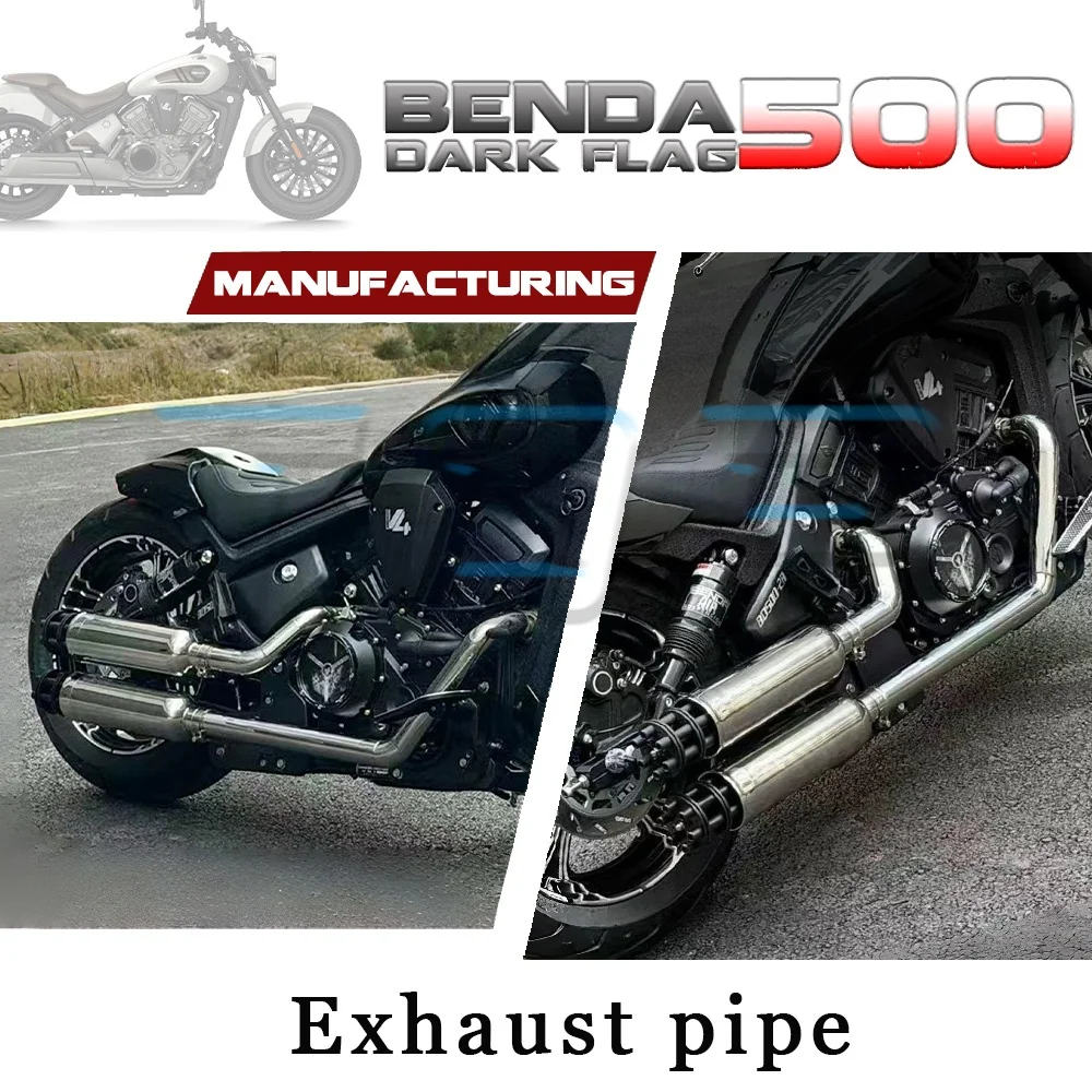 

Выхлопные трубы BENDA DARK FLAG 500 (двойные Гатлинг) 500 DAREK FALG 500 dark flag dark flag 500