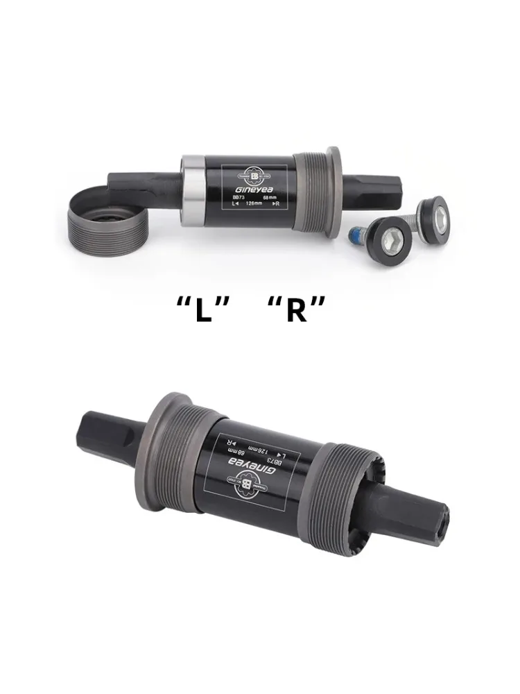 AliExpress NONE Carbon Steel Bike Bottom Bracket BB68mm Square Hole Crank For MTB Folding Bicycle
