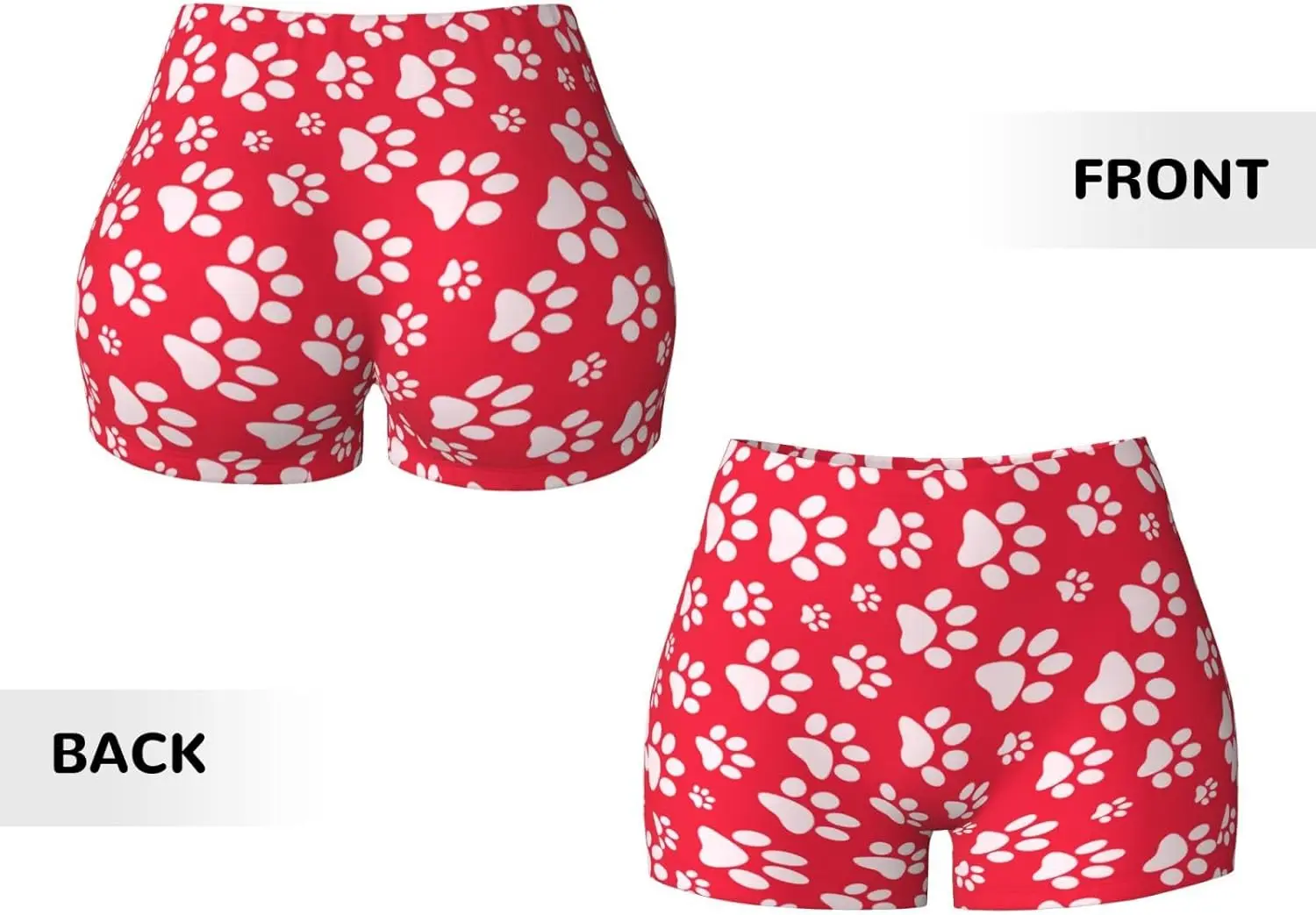 شورت يوجا نسائي عالي الخصر بنمط النمر فضي لامع، شورت رياضي للجري #4