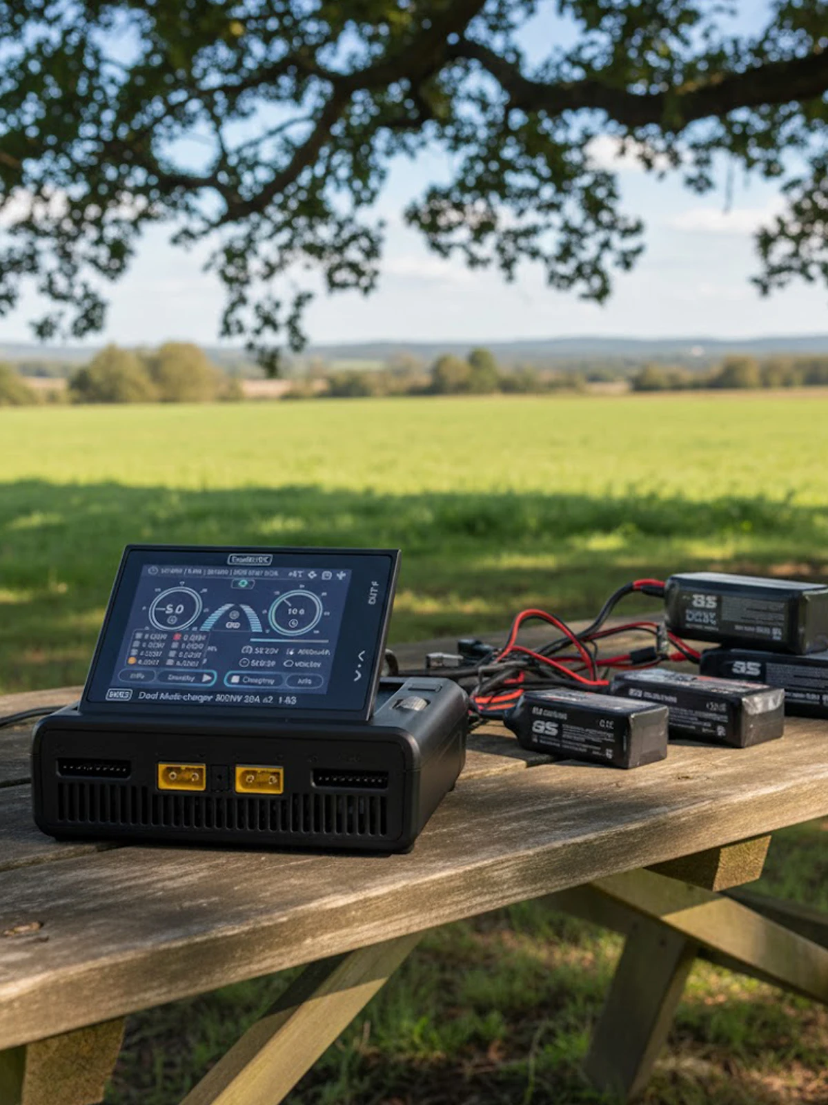 

ToolkitRC M8D 800W 30A DC Dual Channel Smart Lipo Battery Balance Charger Discharger for 1-8S LiPo Battery With Color Screen Pwm