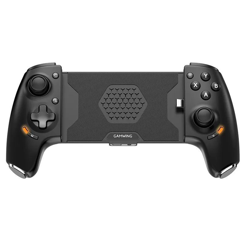 Wired Mobile Controller AB01 for Switch/iOS/Android/PC,Wireless Gamepad with Hall Effect Joysticks&Trigger,Cooling Fan,Macro Key
