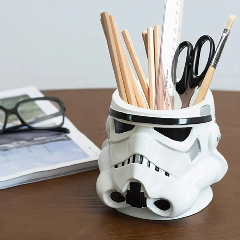 Star Wars Clone Trooper Figure Model Pen Holder Planter Desktop Storage Stormtrooper Ornament Birthday Graduation Creative Gifts