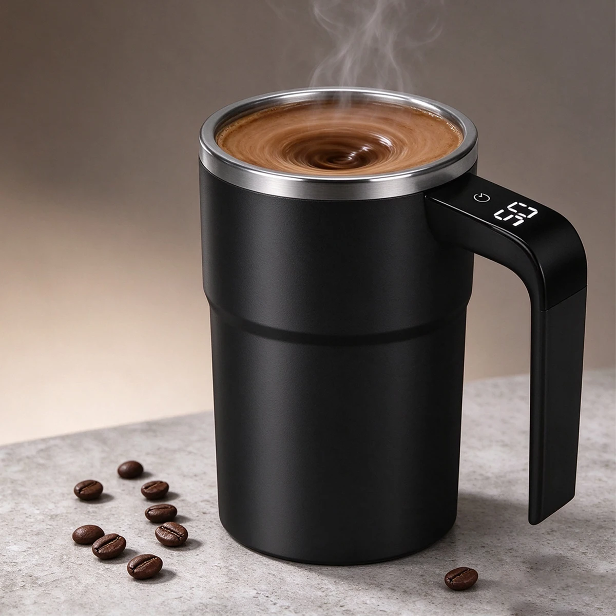 Portable Blender Usb Rechargeable - แก้วกาแฟไฟฟ้าแบบคนเอง 380 มล. ชาร์จ USB ได้