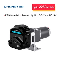 Peristaltic Pump 2L/Min DC12V/24V Liquid Transfer Pump Water Pump for Dosing System WasteWaterTreatment Dish Washer OEM201
