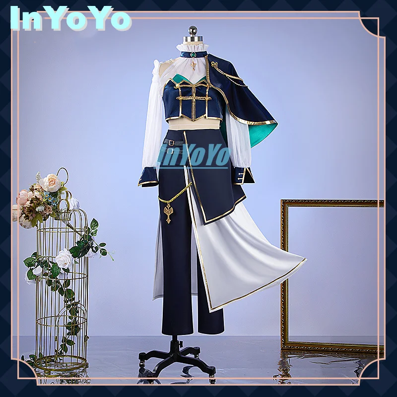 InYoYo Ryuu Shen Cosplay Vtuber NIJISANJI Costume Ryushen Fifth Anniversary Commemorative Activities Fashion Uniform Party Outfi