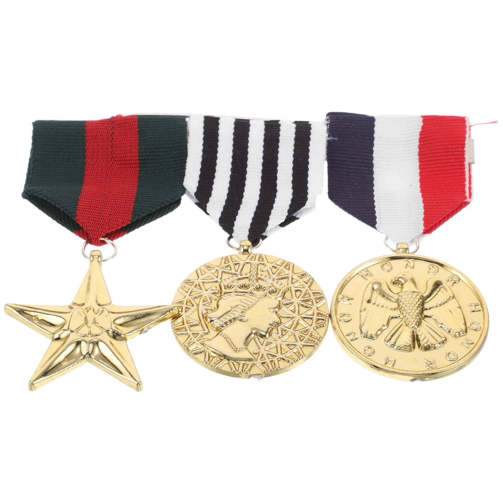 

1Set Carnival Masquerade Medal Prop Delicate Navy Star Medal Costume Party Cosplay Award Decor Creative Masquerade Supply
