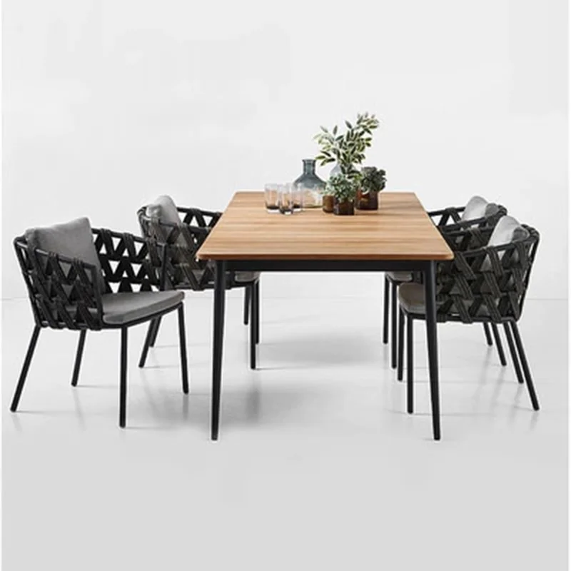 ^Side Mobile Garden Furniture Sets Coffee Outdoor Study Conference Table Lounge Picnic Poker Writing Office Mesa Salon Furniture