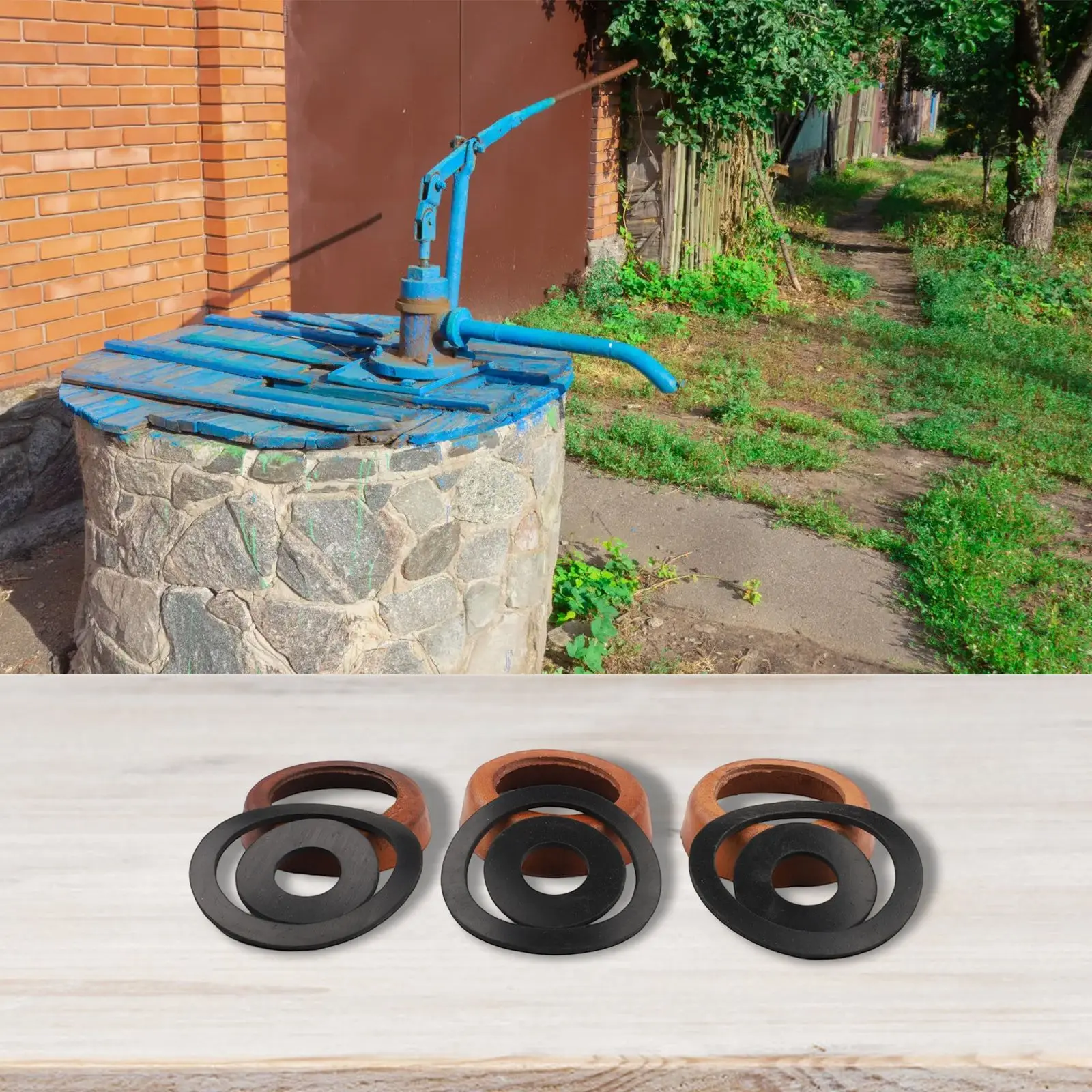 

Ремонт прокладок, манжеты из воловьей кожи для обслуживания насосов, внутренний диаметр 2,4 см для обслуживания, аксессуары для насосов из воловьей кожи