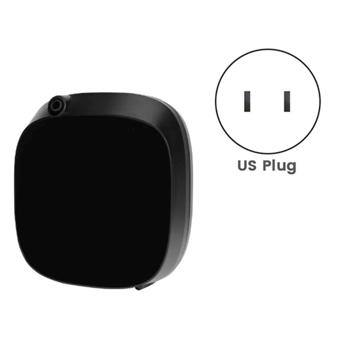 Difusor de fragancia Bluetooth N18R Control por aplicación 100ML Aceite esencial sin agua con difusión de aire frío Enchufe estadounidense Negro