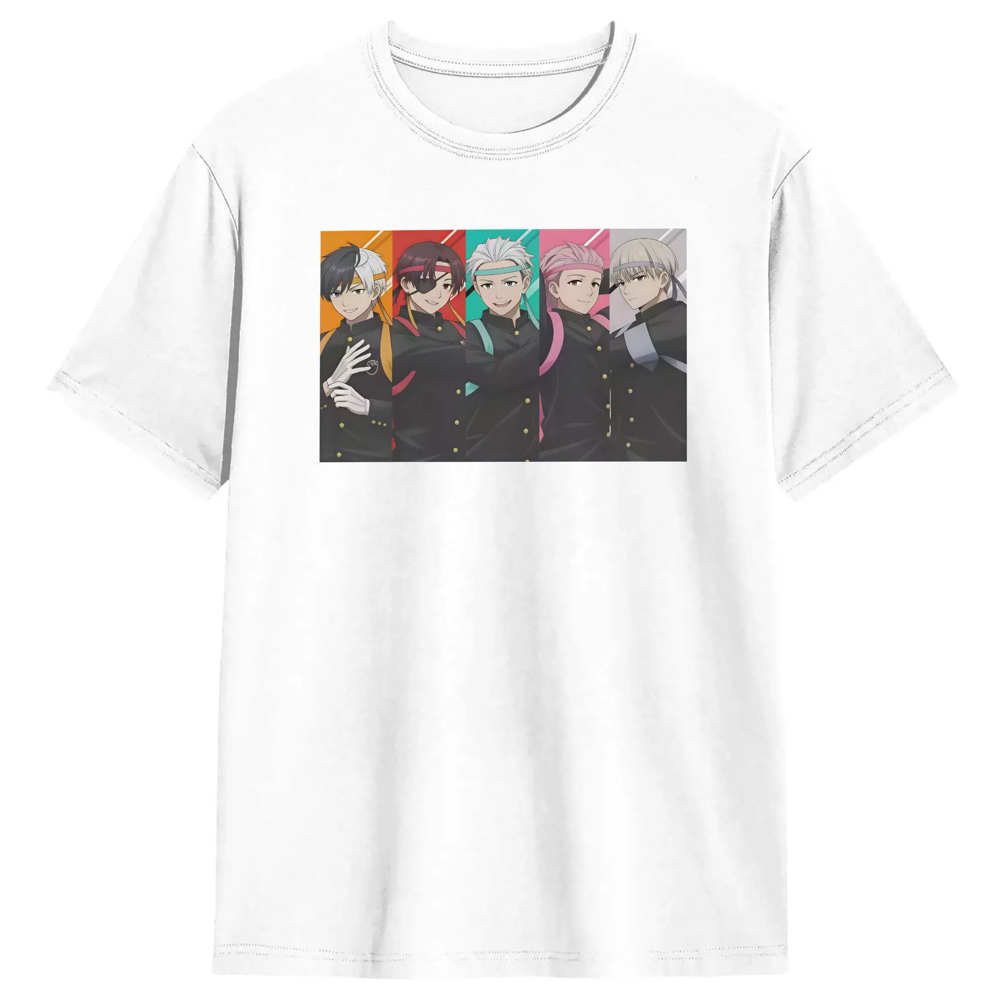 Leisure Ren Kaji T-Shirt for Men Crewneck Cotton T Shirts Wind Breaker Short Sleeve Tees Gift Clothes