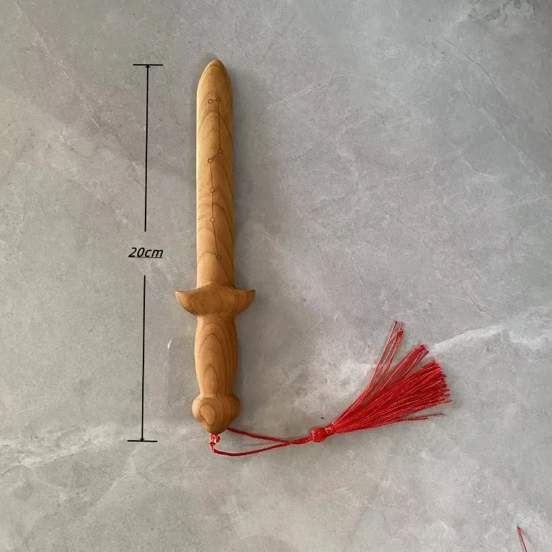 30cm/11.81in New style Hickory Seven Star Sword Martial Arts Weapons Solo leveling Sword Training knife Ornament Boys Toys Gifts