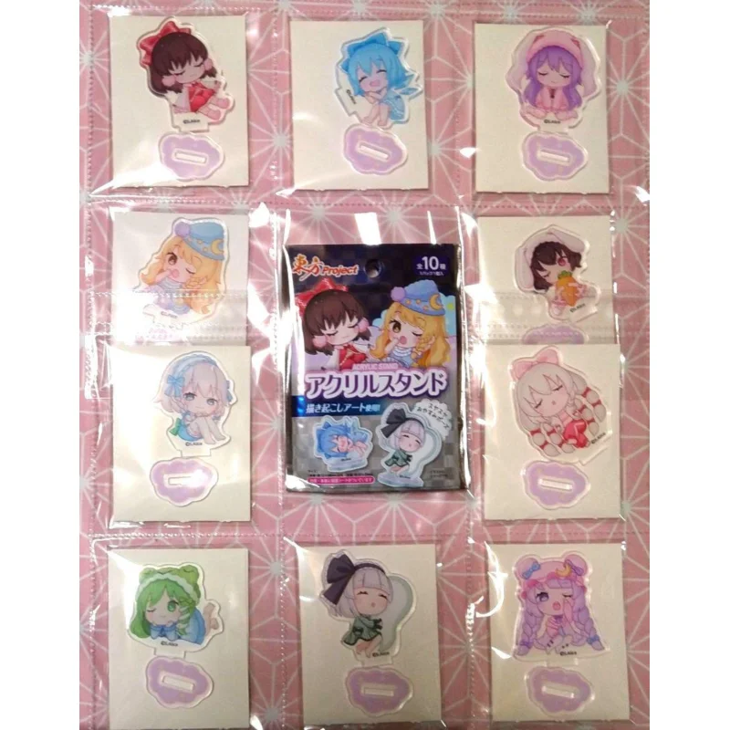 Japón Daiso Goods Touhou Project felpa monstruos de cabeza grande señal de pie periférica