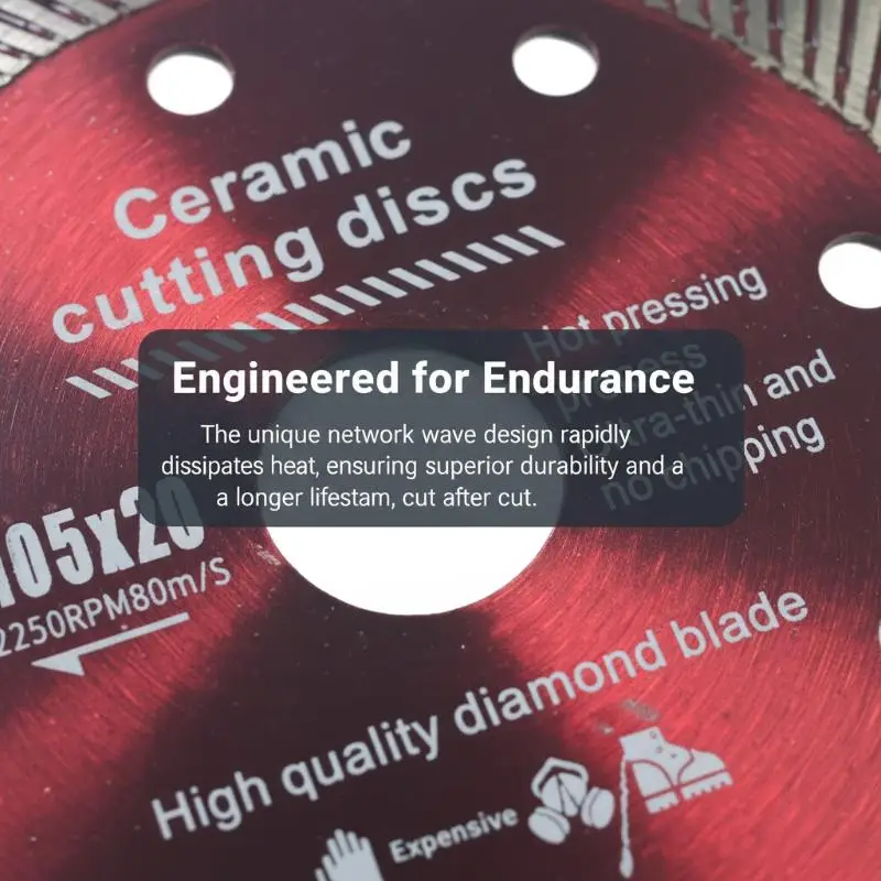 

105mm Diamond Cutting Disc 4 Inch Blade Super Thin For Ceramic Marble Countertop Cutting
