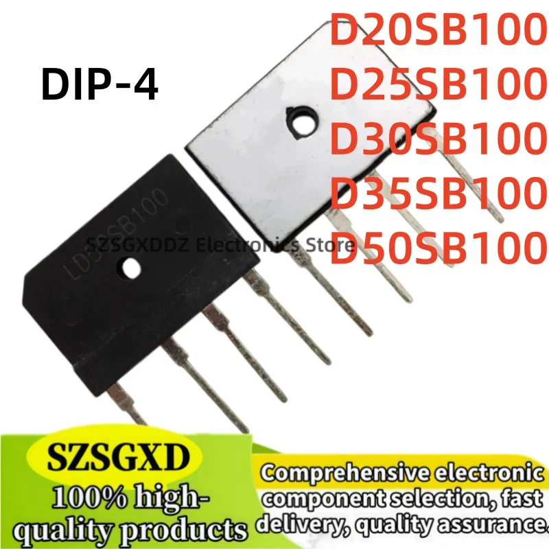 10-20piezas/lote D20SB100 D25SB100 D30SB100 DIP-4 D35SB100 D50SB100 DIP-4 High quality and NEW spot goods