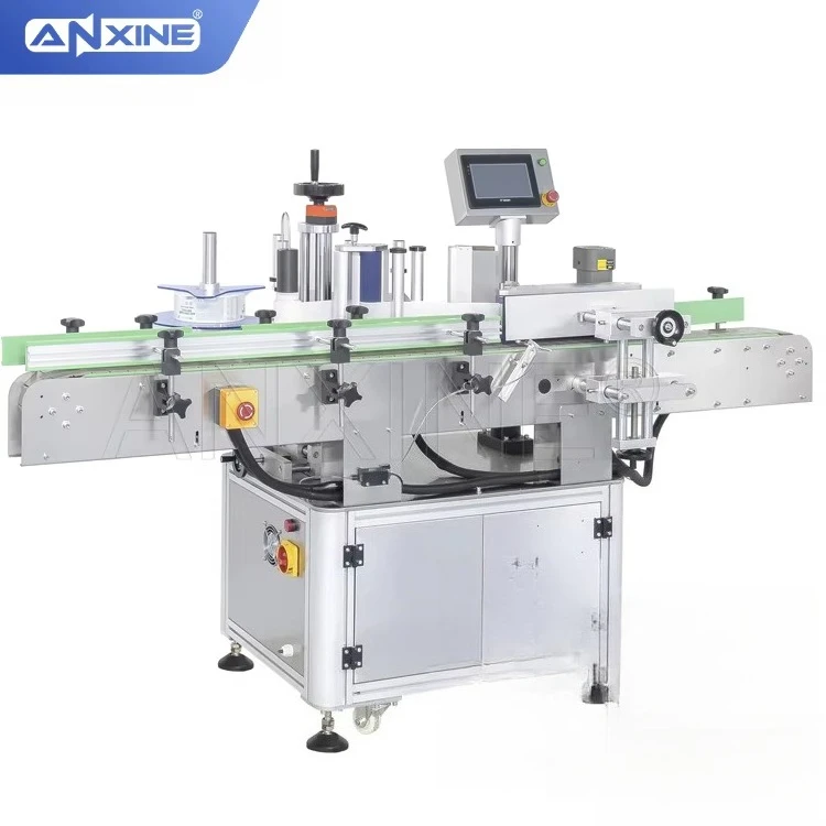 Fully Automatic Tamp Roll Vertical Round Labeling Machine for Round Bottles