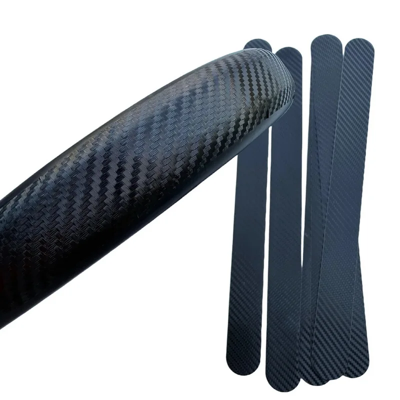 2 Pcs Thin Self Adhesive padel Tennis Racket Head Edge Protector Tape 3K Texture TPU Beach Tennis Racket Frame Edge Protector