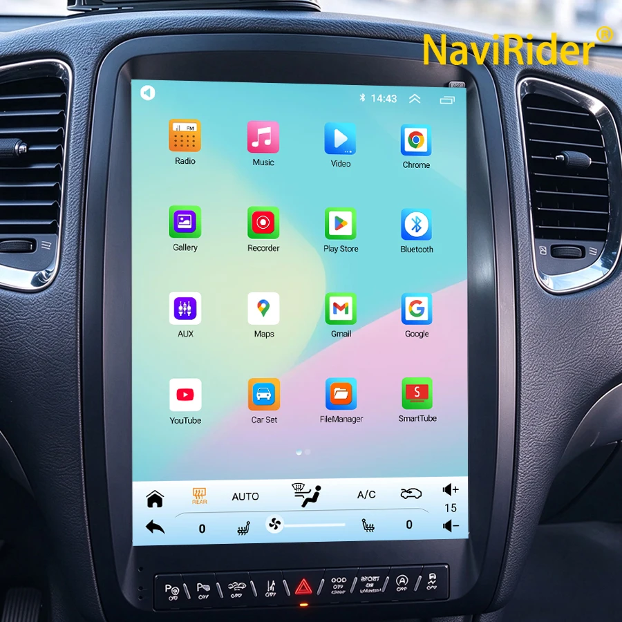 13 inch For Dodge Durango 2011-2020 Car Radio Android Auto Wireless Carplay Multimedia large HD GPS Navi Touch Screen Head Unit