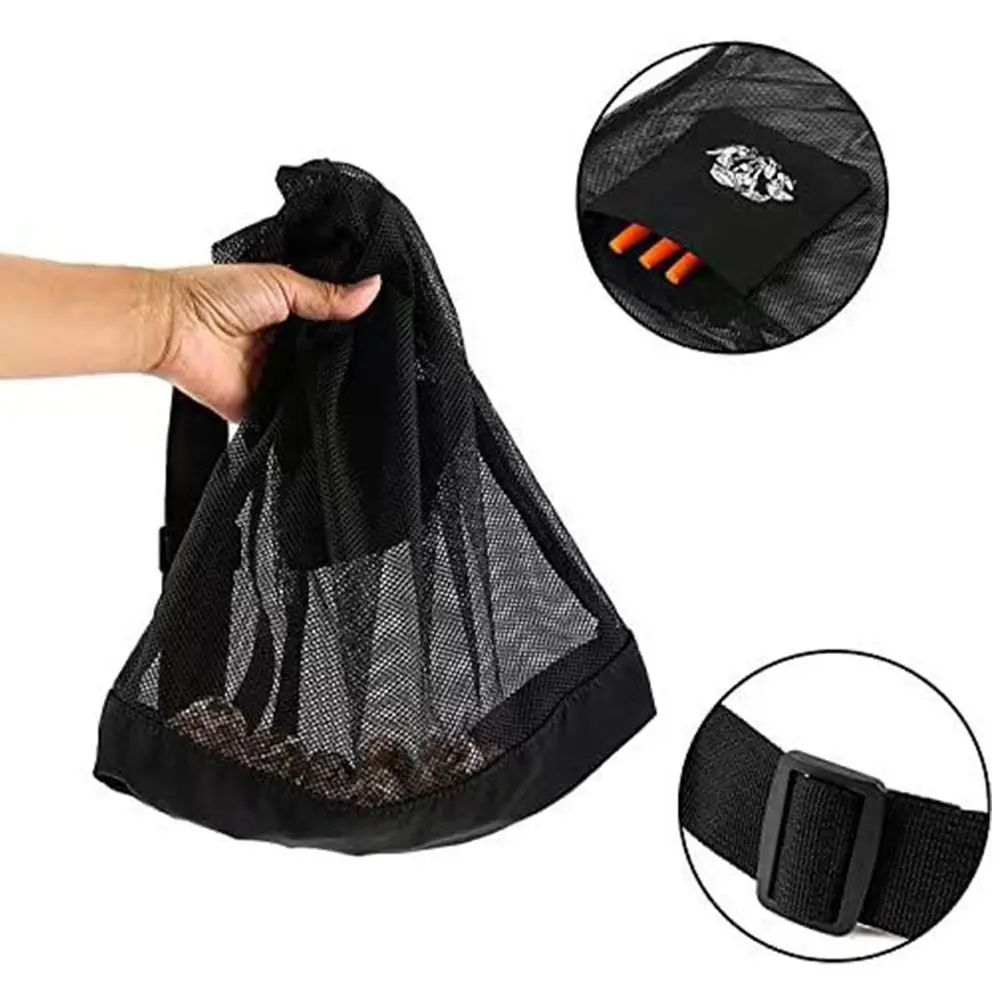 Portable Breathable Mushroom Foraging Bag Storage Harvesting Mesh Pouch Mesh Hunting Bag Foldable Heavy Duty for Outdoor Camping