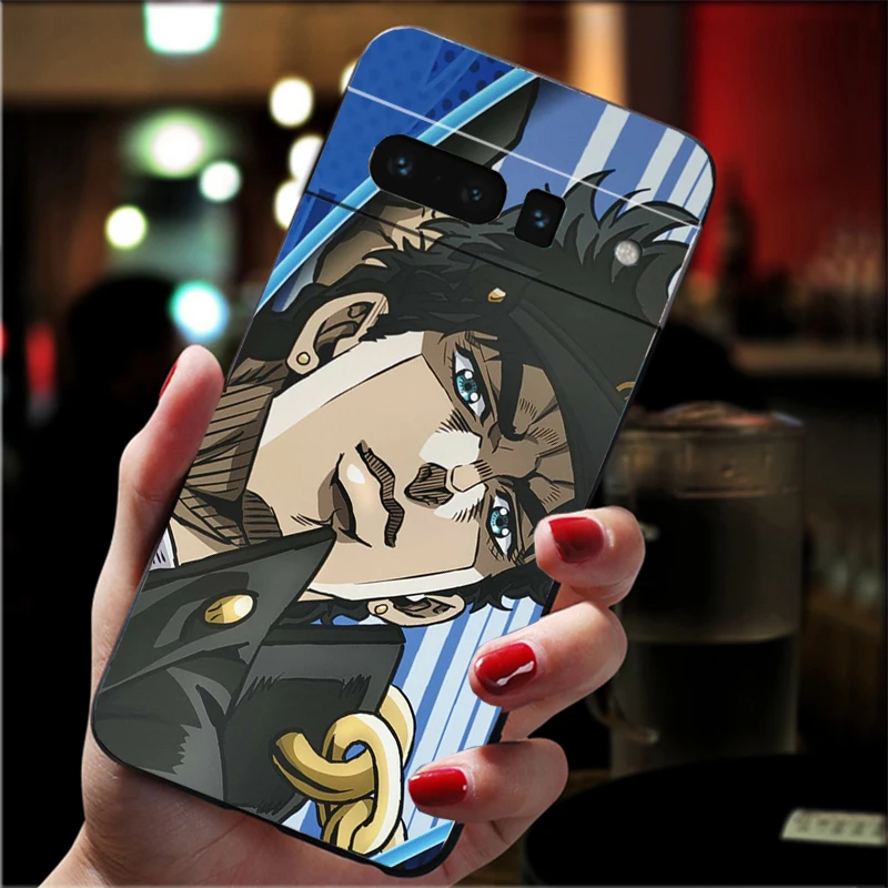 

Jotaro Anime jojo's bizarre adventure Funda Phone Case For Google Pixel 10 9 Pro XL 9A 8 7 6 Pro Pixel 8A 7A 6A Pixel 8 7 6 5