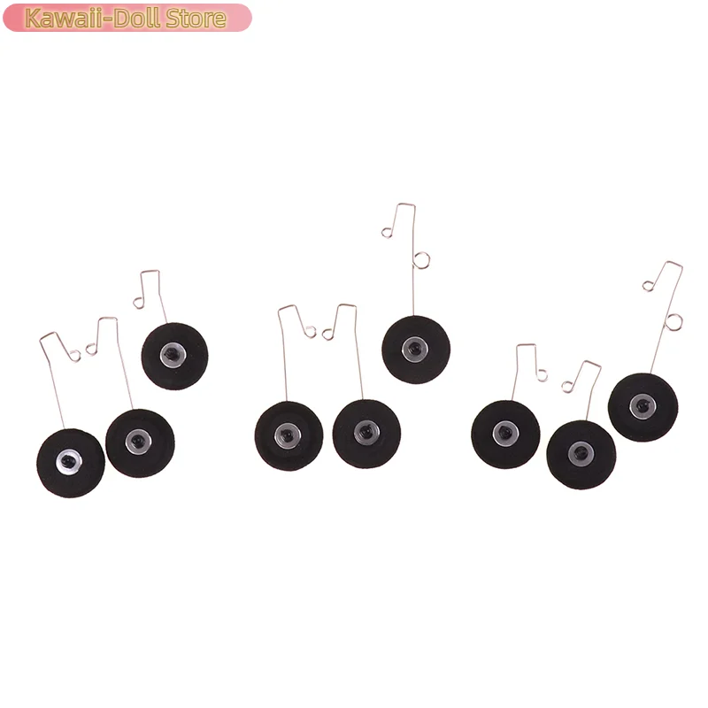 Kit de train d'atterrissage planeur en mousse RC, 1 ensemble, avec roue, accessoires d'avion pour Cessna J-11 J-20 SU27 SU57 Z51 F22 SU35