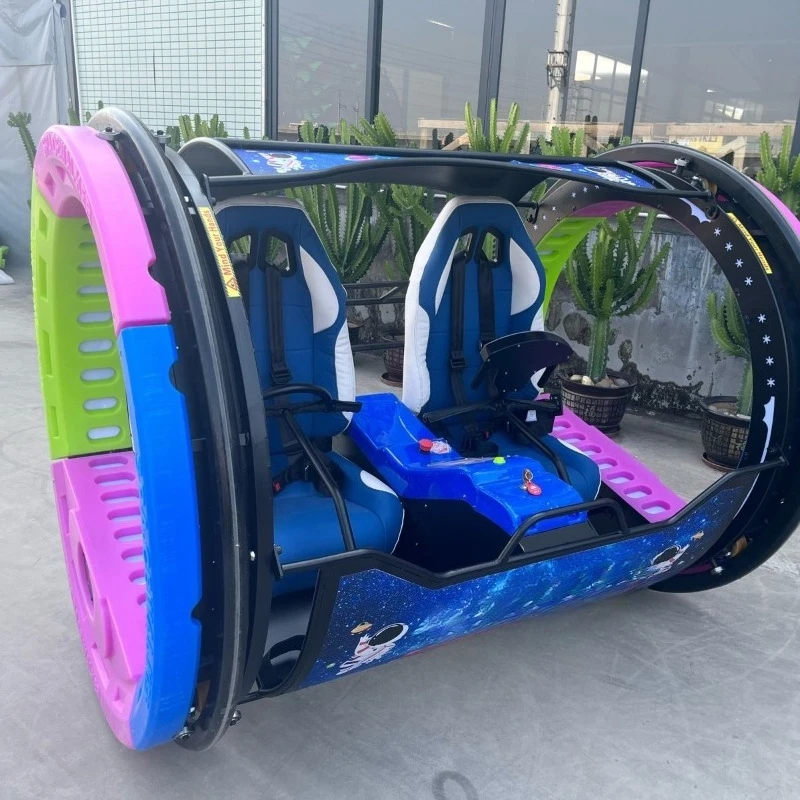 Double tumbling car park leba car square electric stall happy car