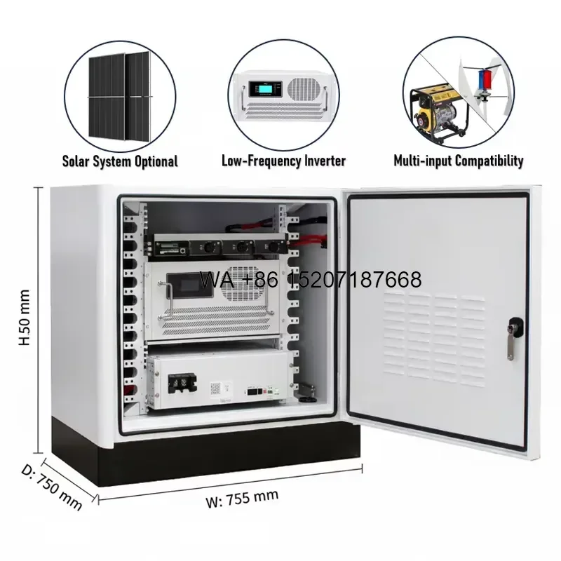 Wmwmnu for Harmony Series Weatherproof 6kW 5kWh All in One Energy Storage Cabinet Box Integrated Solar Storage for Villas